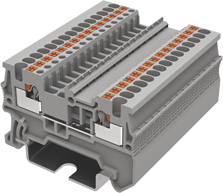 TP1.5-2-GY Клемма TP 1-1 проходная Push-in, сеч.1.5мм2, сер., шт | код TP1.5-2-GY | SUPU TP1.5-2-GY Клемма TP 1-1 проходная Push-in, сеч.1.5мм2, сер., шт | код TP1.5-2-GY | SUPU