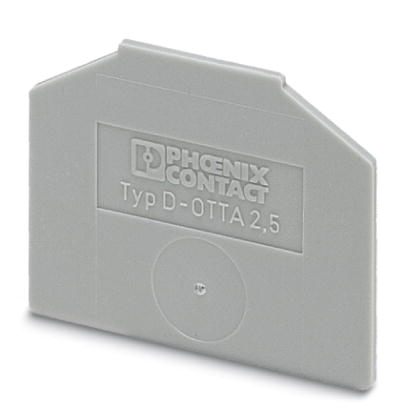 Концевая крышка D-OTTA 2,5 | код 0790569 | PHOENIX CONTACT Концевая крышка D-OTTA 2,5 | код 0790569 | PHOENIX CONTACT