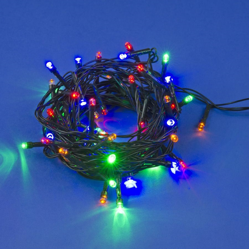 ULD-S0500-050/DGA MULTI IP20 Гирлянда светодиодная 5м 50 светодиодов Разноцветный свет Провод зеленый | код UL-00007303 | Uniel ULD-S0500-050/DGA MULTI IP20 Гирлянда светодиодная 5м 50 светодиодов Разноцветный свет Провод зеленый | код UL-00007303 | Uniel