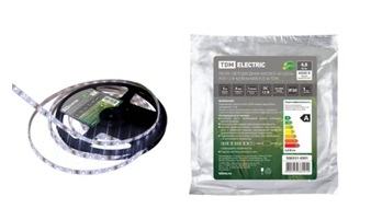Лента светодиодная SMD5050+SMD2835 60LED/м-IP20-12 В-8 Вт/м-RGB+6000 К (5 м) TDM | код SQ0331-0372 | TDM Лента светодиодная SMD5050+SMD2835 60LED/м-IP20-12 В-8 Вт/м-RGB+6000 К (5 м) TDM | код SQ0331-0372 | TDM