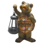 Садовый светильник на солнечной батарее, полистоун, цветной, 28 см SL-RSN28-TRL | код Б0016270 | ЭРА