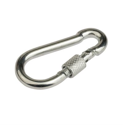 Карабин с фиксатором 4х40, оцинкованная сталь | код CM627004 | DKC Карабин с фиксатором 4х40, оцинкованная сталь | код CM627004 | DKC