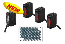 Фотодатчик на отражение, 20x32x10.6мм, срабатывание до 3м, выход NPN NO или NC, поляризационный фильтр, 12-24VDC | код BJ3M-PDT | AUTONICS