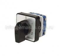 Переключатель многоступенчатый шаговый (0-1-2), 1 полюс, 16А | код PSA016KT132S | EMAS