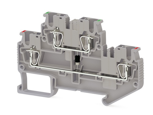 311 989, Пружинная клемма серии SRD 4-2FLD-110VDC (Серый) | код 0.0.0.3.11989 | KLEMSAN 311 989, Пружинная клемма серии SRD 4-2FLD-110VDC (Серый) | код 0.0.0.3.11989 | KLEMSAN