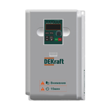 Преобразователь частоты DEKV060-1.5/2.2кВт 3 фазы 380В с торм. модулем | код DEKV060G1R5P2R2T4B | DEKraft Преобразователь частоты DEKV060-1.5/2.2кВт 3 фазы 380В с торм. модулем | код DEKV060G1R5P2R2T4B | DEKraft