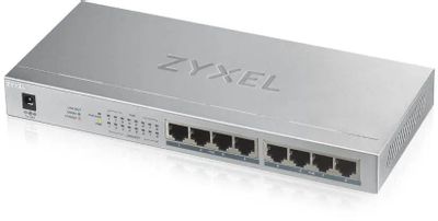 Коммутатор Zyxel GS1008HP-EU0101F 8x1Гбит/с 8PoE+ 60W неуправляемый | код 1121322 | Zyxel Коммутатор Zyxel GS1008HP-EU0101F 8x1Гбит/с 8PoE+ 60W неуправляемый | код 1121322 | Zyxel