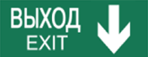 Пиктограмма ДСО-IP65-Н Выход - вниз | код 60568DEK | DEKraft