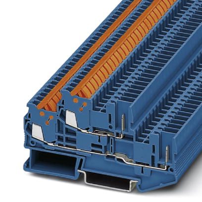 Двухъярусные клеммы QTTCB 1,5/ 2P BU | код 3050206 | PHOENIX CONTACT