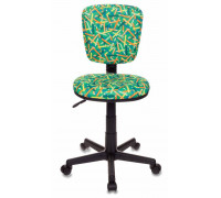 Кресло детское Бюрократ CH-204NX зеленый карандаши крестов. пластик | код 489817 | БЮРОКРАТ