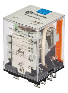 RP7.33.9.012.05 Силовое реле 3 перекидных контакта 16А (= 12В DC) блокируемая кнопка проверки + светодиод | код RP733901205 | РЕЛЕОН RP7.33.9.012.05 Силовое реле 3 перекидных контакта 16А (= 12В DC) блокируемая кнопка проверки + светодиод | код RP733901205 | РЕЛЕОН