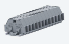 241115 Клемма TB проходная 1-1 с бок. подключ. с крепеж.фланцами, сер., 15 конт., шт | код 241115 | SUPU