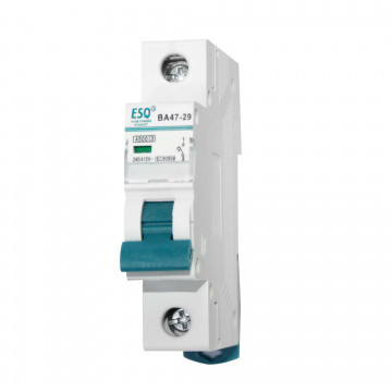 Автоматический выключатель ВА 47-29_1 полюс 10А ток к.з. 4.5кА хар-ка С ESQ | код 14.03.01.000005 | ESQ Автоматический выключатель ВА 47-29_1 полюс 10А ток к.з. 4.5кА хар-ка С ESQ | код 14.03.01.000005 | ESQ