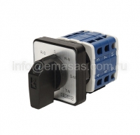 Переключатель предела для вольтметра (фаза-нейтраль, фаза-фаза) 20А | код PSA020OK723S | EMAS