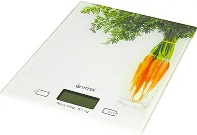 Весы кухонные электронные Vitek Orange VT-2418 макс.вес:5кг рисунок | код 2035286 | VITEK Весы кухонные электронные Vitek Orange VT-2418 макс.вес:5кг рисунок | код 2035286 | VITEK