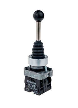 Джойстик в сборе, 2NO, 2 полож. фикс., мет. MTB2-PA12 | код 43368 | MEYERTEC Джойстик в сборе, 2NO, 2 полож. фикс., мет. MTB2-PA12 | код 43368 | MEYERTEC