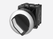 TS2020-1CB60 Модуль переключателя TS2, короткий, 2-позиц., без самовозврата,с метал.кольцом, черн., шт | код TS2020-1CB60 | SUPU