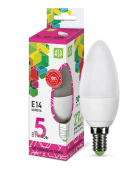 Лампа светодиодная LED-СВЕЧА-standard 5Вт 230В Е14 6500К 450Лм ASD | код 4690612034072 | ASD