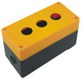 Корпус КП103 пластиковый 3 кнопки желтый HLT | код 085-11-006 | HLT Корпус КП103 пластиковый 3 кнопки желтый HLT | код 085-11-006 | HLT