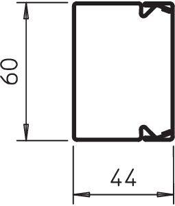 Металлический кабельный канал LKM 40x60x2000 мм (сталь) | код 6247016 | OBO Bettermann фото 2 Металлический кабельный канал LKM 40x60x2000 мм (сталь) | код 6247016 | OBO Bettermann фото 2