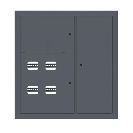 Щит этажный 4 кв. RAL7016 (1000х950х150) EKF PROxima | код mb29-v-4-ral7016 | EKF Щит этажный 4 кв. RAL7016 (1000х950х150) EKF PROxima | код mb29-v-4-ral7016 | EKF