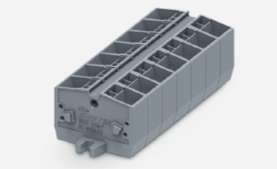 254209 Клемма TB 2-2 на DIN рейку с фикс. фланцами в сборе, 9 полюсов, сеч 2.5мм2, сер., шт | код 254209 | SUPU 254209 Клемма TB 2-2 на DIN рейку с фикс. фланцами в сборе, 9 полюсов, сеч 2.5мм2, сер., шт | код 254209 | SUPU