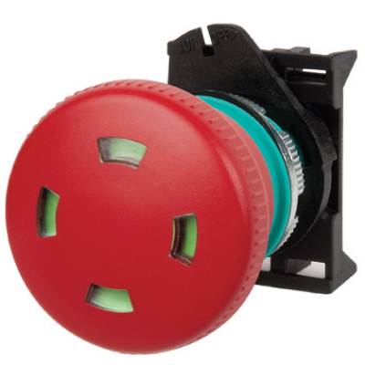 Кнопка аварийная грибовидная типа тяни-толкай с индикацией O 40 | код ABHT1P4S | DKC Кнопка аварийная грибовидная типа тяни-толкай с индикацией O 40 | код ABHT1P4S | DKC