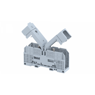 Клемма проходная болтовая 240 мм2, на высокие токи, на 2 подключения, с защитными крышками, серая SPT240-XL-GREY | код 4315450000 | Elmex Клемма проходная болтовая 240 мм2, на высокие токи, на 2 подключения, с защитными крышками, серая SPT240-XL-GREY | код 4315450000 | Elmex