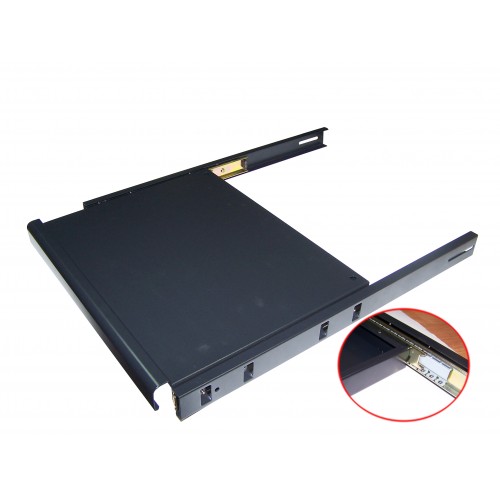 Полка для клавиатуры выдвижная 4 точки, для напольных шкафов глубиной 800 мм, нагрузка - 20 кг | код TWT-CBB-SK-8/20 | TWT Полка для клавиатуры выдвижная 4 точки, для напольных шкафов глубиной 800 мм, нагрузка - 20 кг | код TWT-CBB-SK-8/20 | TWT