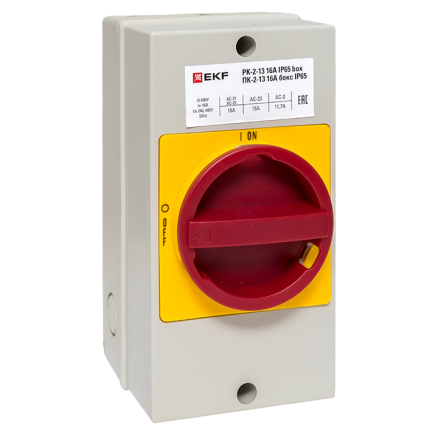 Переключатель кулачковый ПК-2-13 16А 3P ВКЛ-ВЫКЛ с блокировкой в боксе IP65 EKF PROxima | код pk-2k-13-16-a65 | EKF Переключатель кулачковый ПК-2-13 16А 3P ВКЛ-ВЫКЛ с блокировкой в боксе IP65 EKF PROxima | код pk-2k-13-16-a65 | EKF