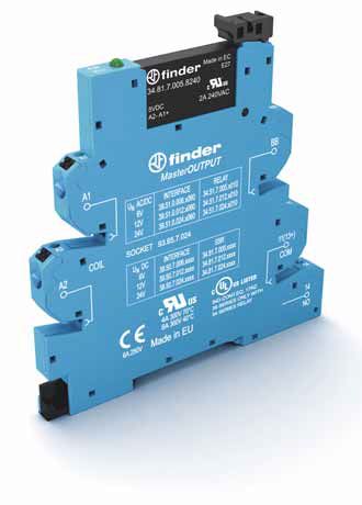Интерфейсный модуль (сборка 34.81.7.005.9024 + 93.65.7.024), твердотельное реле, серия MasterOUTPUT, выход 6A (24В DC), питание 6В DC, категория защиты IP20, безвинтовые клеммы Push-in | код 395070069024 | FINDER Интерфейсный модуль (сборка 34.81.7.005.9024 + 93.65.7.024), твердотельное реле, серия MasterOUTPUT, выход 6A (24В DC), питание 6В DC, категория защиты IP20, безвинтовые клеммы Push-in | код 395070069024 | FINDER