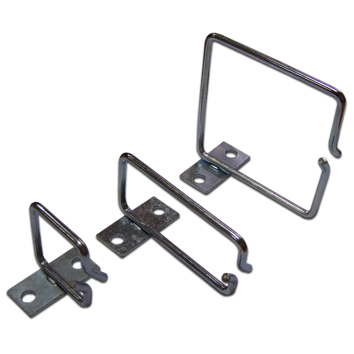 Металлическая скоба-органайзер для установки на 19 профиль, 40х40 мм | код TWT-RING-M40x40 | TWT Металлическая скоба-органайзер для установки на 19 профиль, 40х40 мм | код TWT-RING-M40x40 | TWT