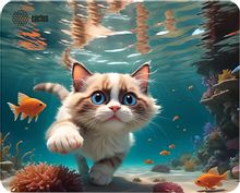 Коврик для мыши Cactus Fish Cat 300x250x3мм (CS-MP-D15M) | код 2031290 | CACTUS