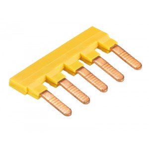 Соединительный мостик, для установки в зажимную клетку, изолированный, 5 полюсов, для клемм: WK 6 WKN 6 TK WK 4 THSi 6,3x32, цвет: желтый | код Z7.255.8527.0 | Wieland Соединительный мостик, для установки в зажимную клетку, изолированный, 5 полюсов, для клемм: WK 6 WKN 6 TK WK 4 THSi 6,3x32, цвет: желтый | код Z7.255.8527.0 | Wieland