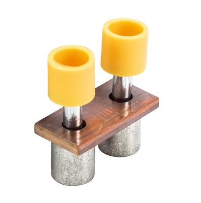 Соединительная перемычка, винтовая, изолированная, 3 полюса, для клемм: WKN 35/U, цвет: желтый | код Z7.285.2327.0 | Wieland