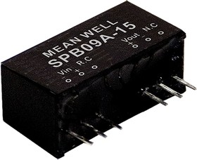 Источник питания DC-DC, 9Вт, вход 36…75В, выход 5В/1600мА, дист. включение/выключение, изоляция 1500В DC, SIP8 24x9.6x11.2мм, -40...+90С | код SPB09C-05 | MeanWell Источник питания DC-DC, 9Вт, вход 36…75В, выход 5В/1600мА, дист. включение/выключение, изоляция 1500В DC, SIP8 24x9.6x11.2мм, -40...+90С | код SPB09C-05 | MeanWell