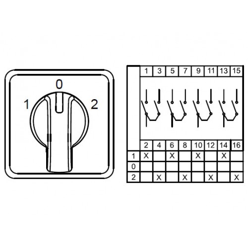 800 141, CS016075S, Трехпозиционные Переключатели (1-0-2), 4 FAZ 16 A 60градус. | код 0.0.0.8.00141 | KLEMSAN 800 141, CS016075S, Трехпозиционные Переключатели (1-0-2), 4 FAZ 16 A 60градус. | код 0.0.0.8.00141 | KLEMSAN