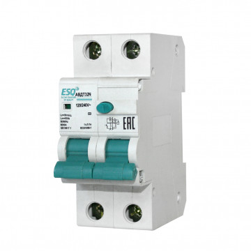 АВДТ-32N M 1P+N 25А/30мА/6кА/хар-ка С (электр., тип АС) ESQ | код 14.03.06.000098 | ESQ АВДТ-32N M 1P+N 25А/30мА/6кА/хар-ка С (электр., тип АС) ESQ | код 14.03.06.000098 | ESQ