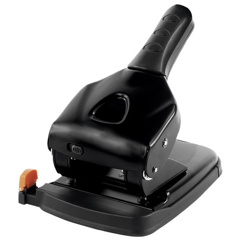 Дырокол металлический МОЩНЫЙ BRAUBERG Heavy duty до 65 листов, эргономичный, черный | код 228496 | BRAUBERG Дырокол металлический МОЩНЫЙ BRAUBERG Heavy duty до 65 листов, эргономичный, черный | код 228496 | BRAUBERG