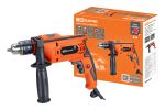 Дрель ДУ-550, удар., мощ. 550 Вт, 13мм, 0-3000 об/мин, 0-48000 уд/мин, шнур 3 м. Рубин TDM | код SQ1086-0101 | TDM