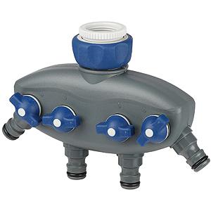 Распределитель четырехканальный пластик (12/48) | код. Б0003124 | Green Apple Распределитель четырехканальный пластик (12/48) | код. Б0003124 | Green Apple