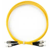 Патч-корд оптический TWT, PVC, дуплексный, FC/UPC-FC/UPC, SM OS2, 15 м | код TWT-2FC-2FC/SU-15 | TWT