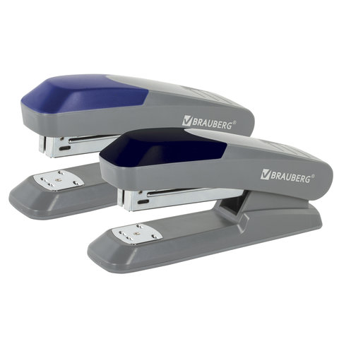 Степлер №24/6, 26/6 BRAUBERG Delta, до 25 листов, с резиновой накладкой, серый, вставка ассорти, 222554 | код 222554 | BRAUBERG Степлер №24/6, 26/6 BRAUBERG Delta, до 25 листов, с резиновой накладкой, серый, вставка ассорти, 222554 | код 222554 | BRAUBERG