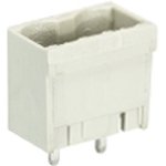 Вилочный разъем, вертикальный, на плату, шаг 7,5 мм, 2 полюса, фиксация на плате пайкой, 690V, 12А, без маркировки, цвет: серый, серия 8413 S G | код 25.390.3253.0 | Wieland