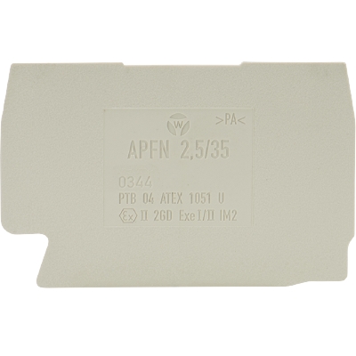 Крышка боковая, для клемм WKFN 2,5..., цвет: синий | код 07.312.6755.6 | Wieland Крышка боковая, для клемм WKFN 2,5..., цвет: синий | код 07.312.6755.6 | Wieland