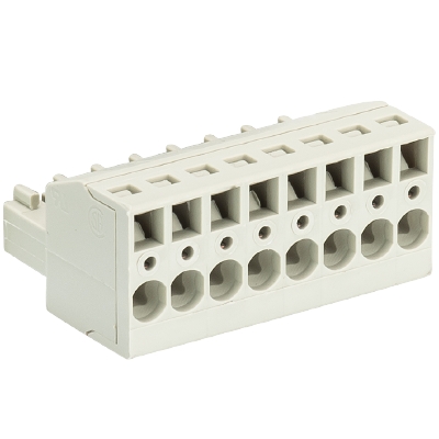 Розеточный разъем, прямой, на кабель, шаг 3,5 мм, 10 полюсов, номинальное сечение: 1,5 мм кв., пружинная фиксация провода, 250V, 8А, без маркировки, цвет: серый, серия 8513 BFK | код 25.630.4053.0 | Wieland Розеточный разъем, прямой, на кабель, шаг 3,5 мм, 10 полюсов, номинальное сечение: 1,5 мм кв., пружинная фиксация провода, 250V, 8А, без маркировки, цвет: серый, серия 8513 BFK | код 25.630.4053.0 | Wieland