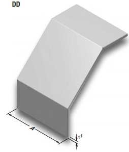 Крышка вертикальной внешней поворотной секции, серии UKK, осн. 200 мм, оцинкованный Сендзимир | код 3102586 | EAE Крышка вертикальной внешней поворотной секции, серии UKK, осн. 200 мм, оцинкованный Сендзимир | код 3102586 | EAE