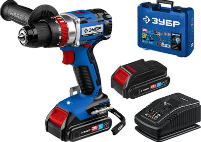 Дрель-шуруповерт Зубр DBS-201-22 аккум. патрон:быстрозажимной (кейс в комплекте) | код 1650007 | ЗУБР Дрель-шуруповерт Зубр DBS-201-22 аккум. патрон:быстрозажимной (кейс в комплекте) | код 1650007 | ЗУБР