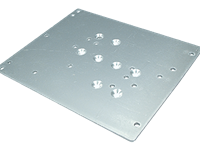 Переходная пластина для крепления преобразователей предназначенных для монтажа на шасси на DIN-рейку. Для корпусов 901, 902, 903, 906, 931, 932. Применяется в комплекте с DRP-03 | код DRP-01 | MeanWell