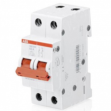 Рубильник 2пол. SHD202/63 рычаг крас. | код. SHD202/63 | ABB Рубильник 2пол. SHD202/63 рычаг крас. | код. SHD202/63 | ABB